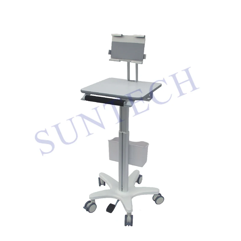 
Full metal medical rolling cart mobile medical nursing service trolley cart 