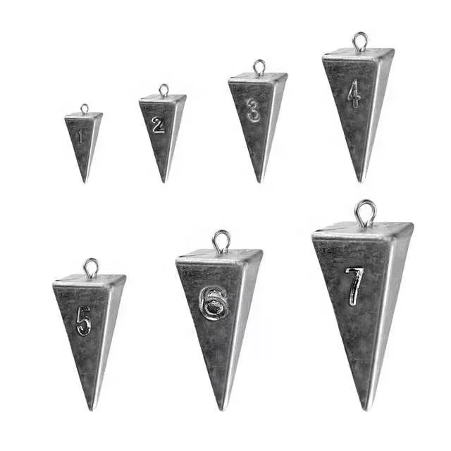 Fishing Accessories Pyramid Lead Fishing Tackle Bank Sinkers Lead fishing weights