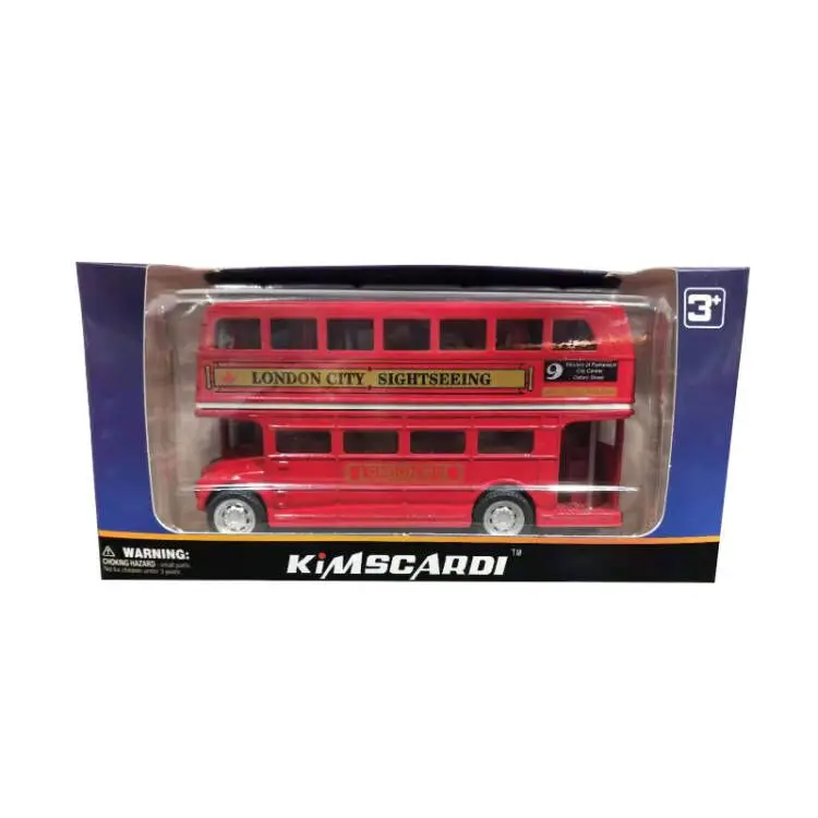 EPT Top quality pull back metal model alloy car  die cast travel bus model for kids