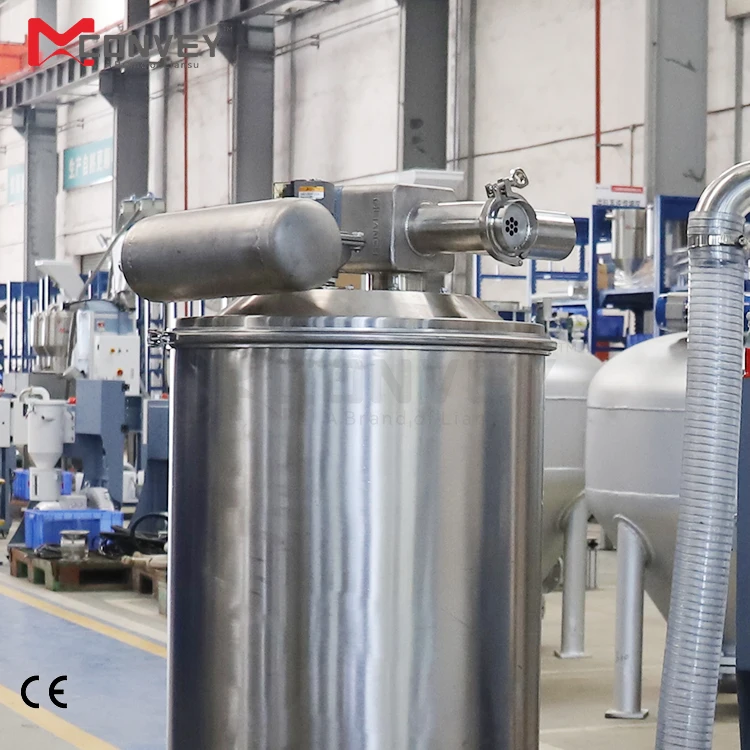 Automatic plastic PVC material vacuum powder feeder machine