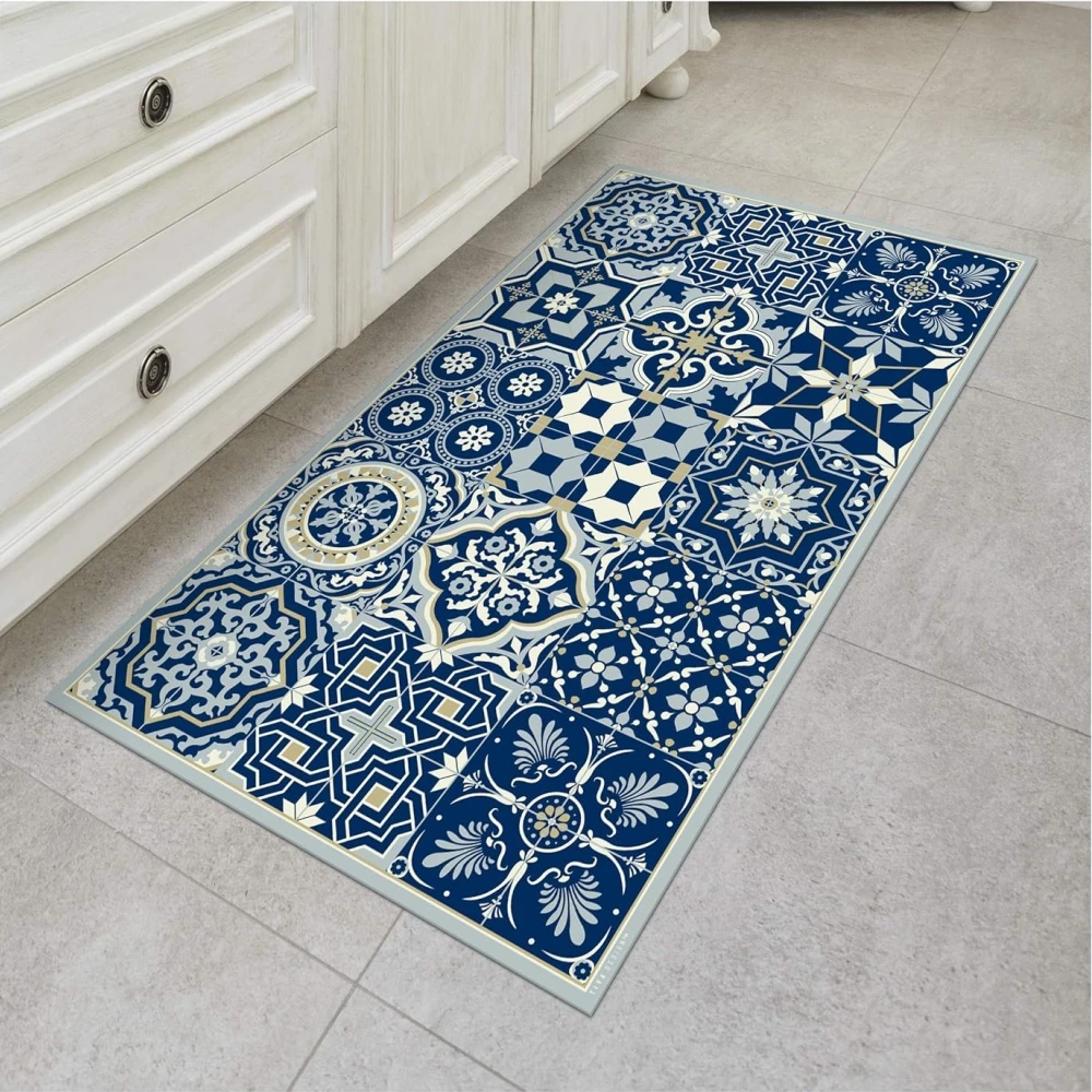 Custom Printing Durable Laminate Floor Mat PVC Rug Runner Roll Floor Printed Flooring Linoleum for Home Decoration Coverage