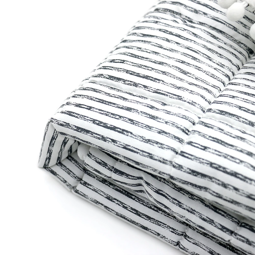 
Handmade 100% Cotton Patchwork Weighted Baby Quilt Blanket 