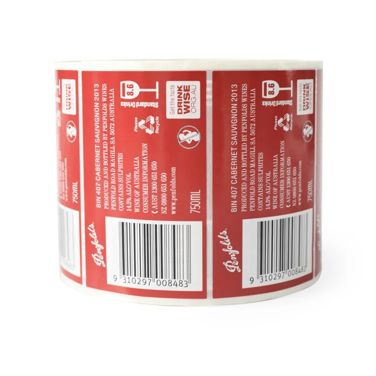 High Quality Eco-Friendly Logistics Information Printing Sticker Label Roll