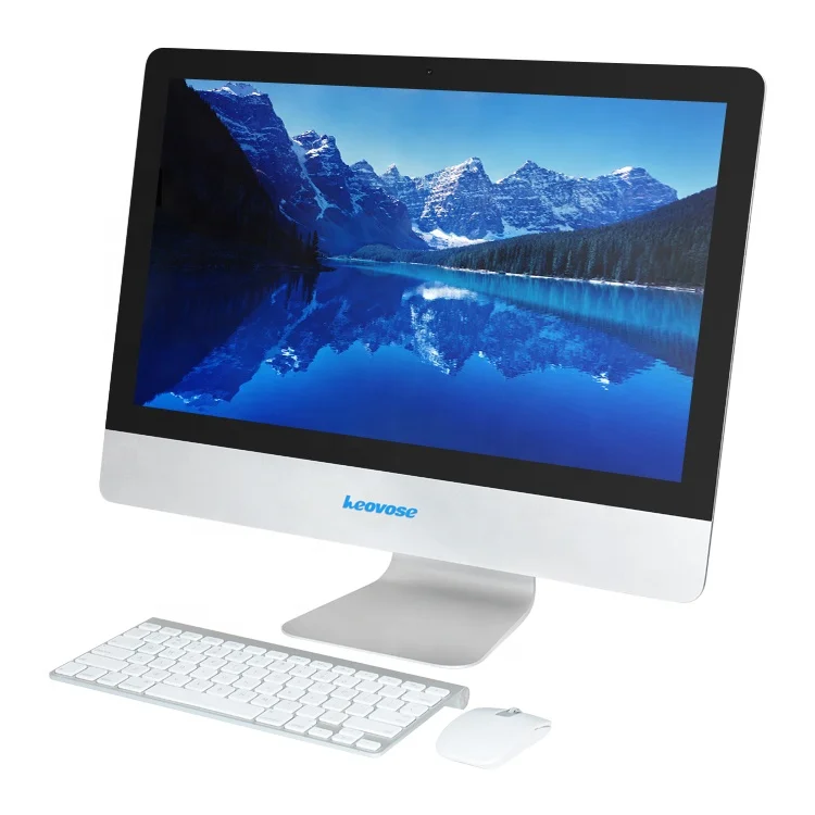 
21.5 Inch Monoblock Desktop AIO Computer SSD 128G 256G 512G 1920*1080 HD Barebone PC All In One Touchscreen 
