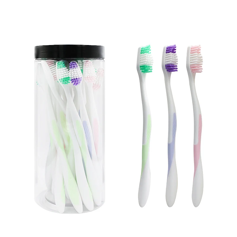 Supermarket Hotel Personal Boxed Toothbrush Travel Dustproof Cleaning Toothbrush Nano Bristle Silicone Adult Children Toothbrush