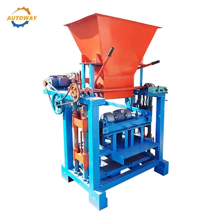 
Hot Selling Semi Automatic Equipment for Small Business at Home Hollow Block Making Machine 