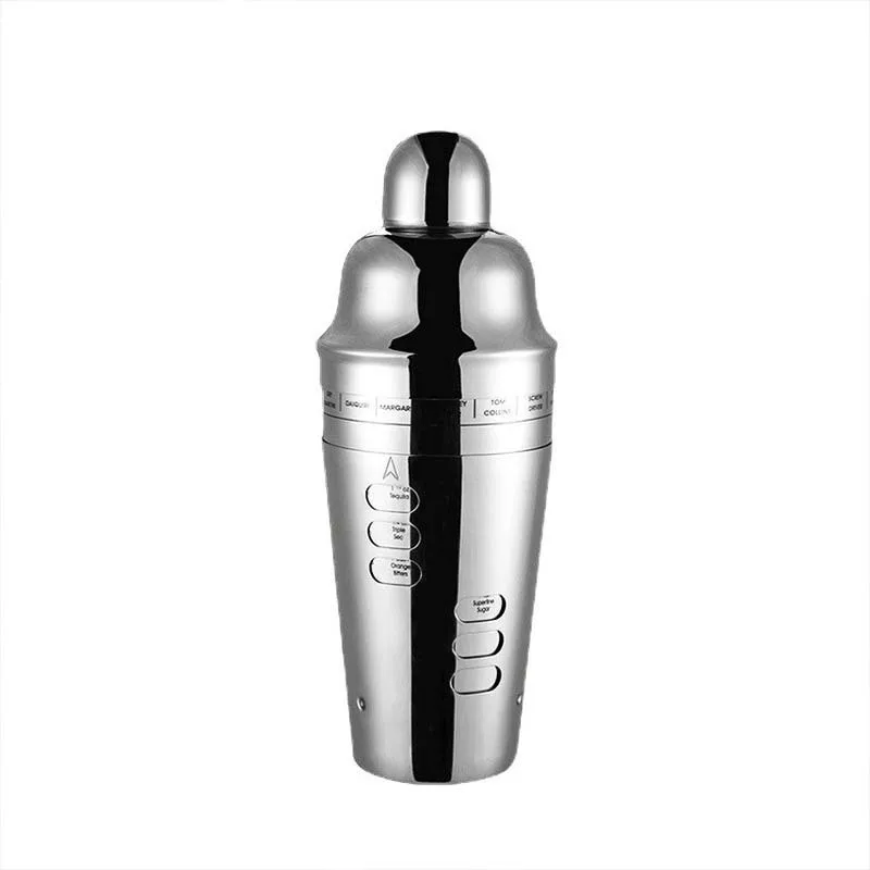 Custom Logo 380ml Bar Tools Glass and Stainless Steel 13oz Gold Copper Cocktail Shaker