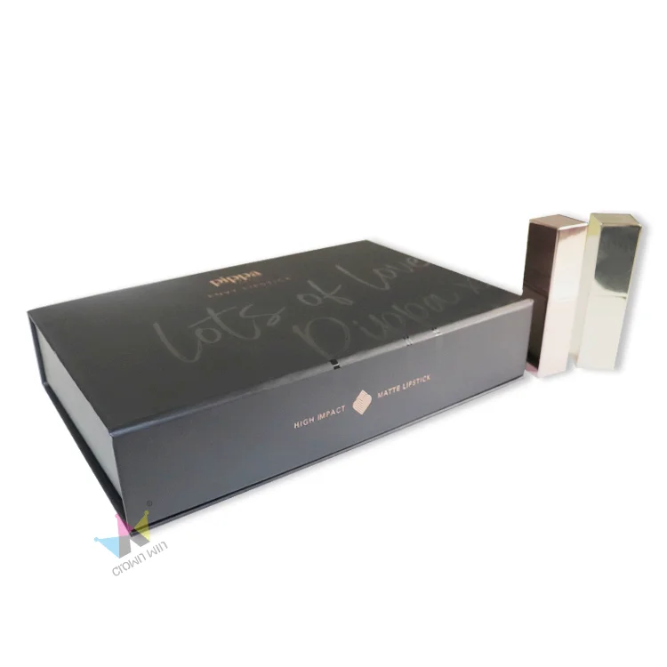 OEM оптовая продажа Заказная печать Caja De Maquillajes Магнитная большая губная помада для макияжа Подарочная коробка с вставкой из