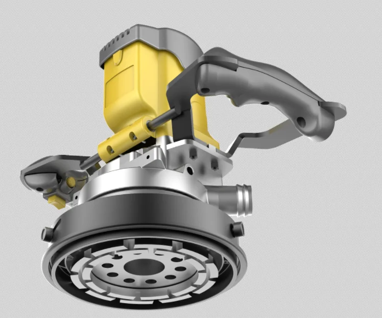 Профессиональная Проводная электрическая шлифовальная машина KINTY для пола, ручной орбитальный полировщик 1900 Вт