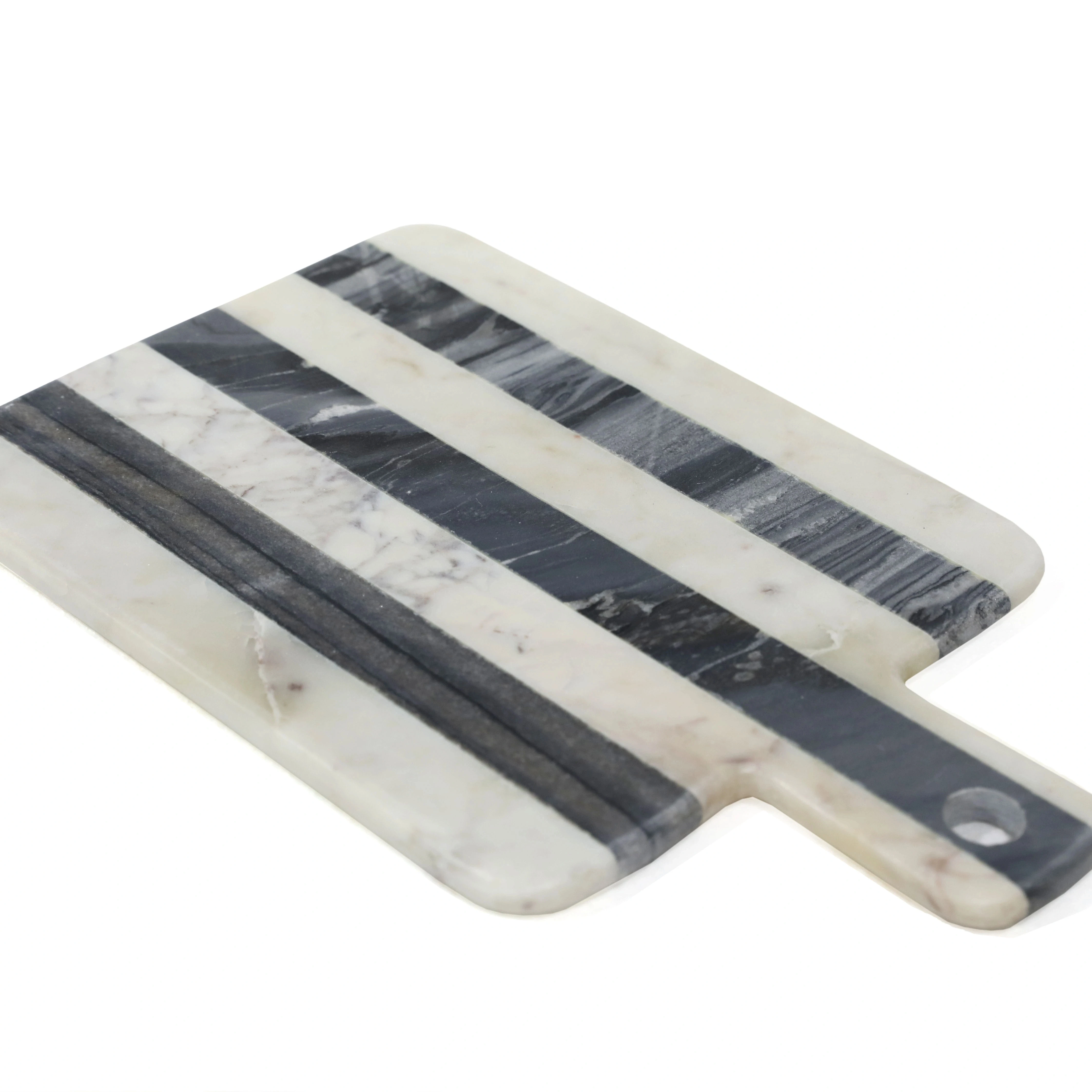 Hot Selling Kitchen & Table Top Marble Chopping Board White grey Colour Classic Style Butcher Board And Chopping Block