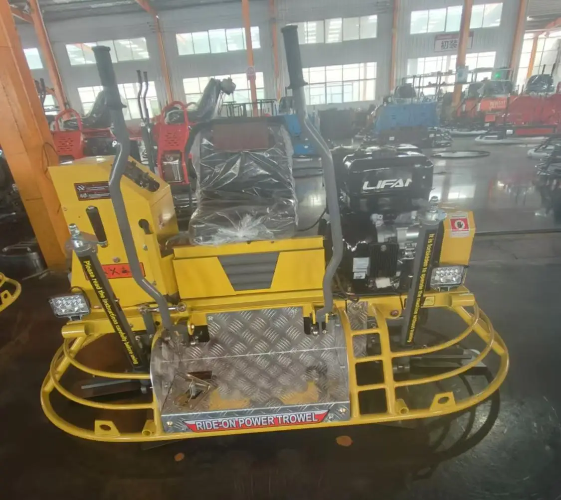 Driving type leveler robin power trowel machine ride on power trowel