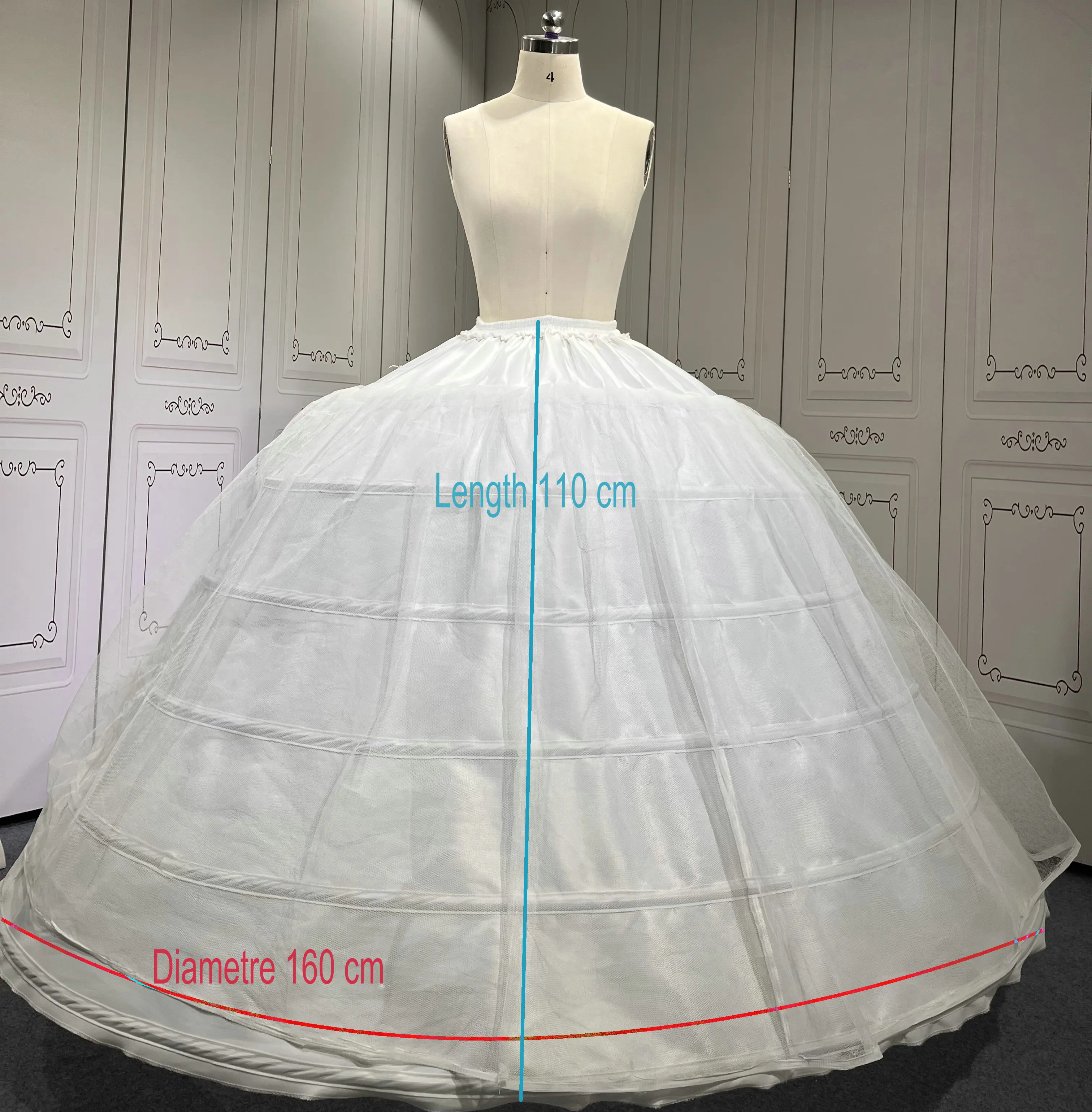 Matching Petticoat for Ball GOWNS Quinceanera Dresses Wedding Dress Underskirt