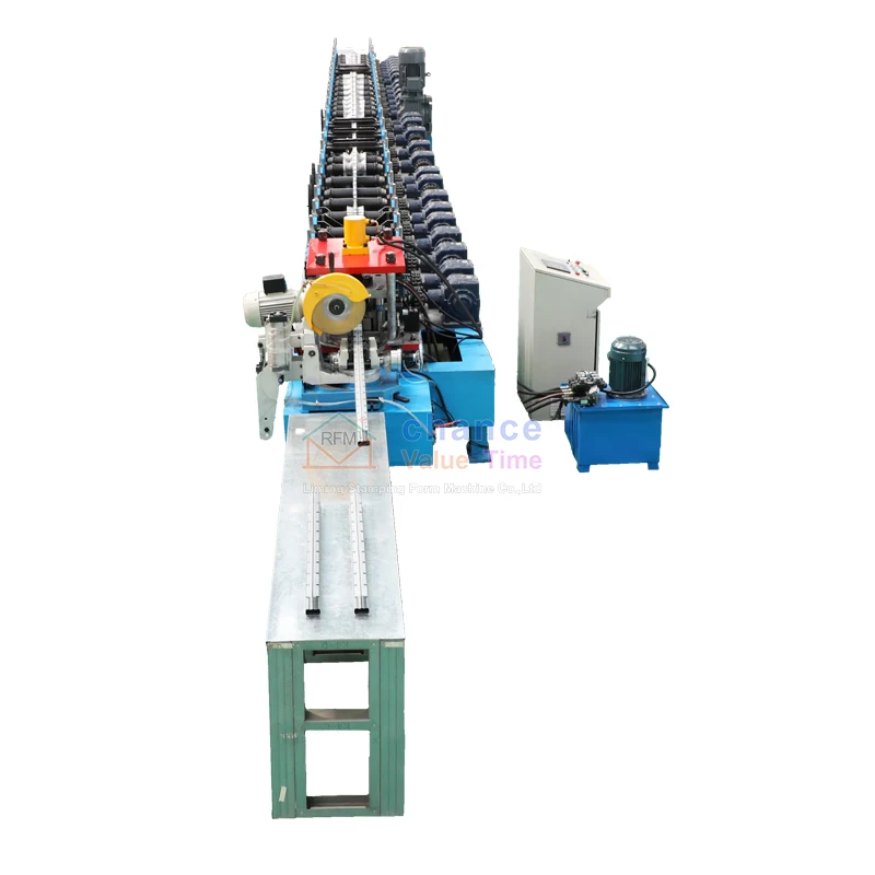 LM Hot sale customize Galvanized steel metal fence post roll forming machine for outdoor fence
