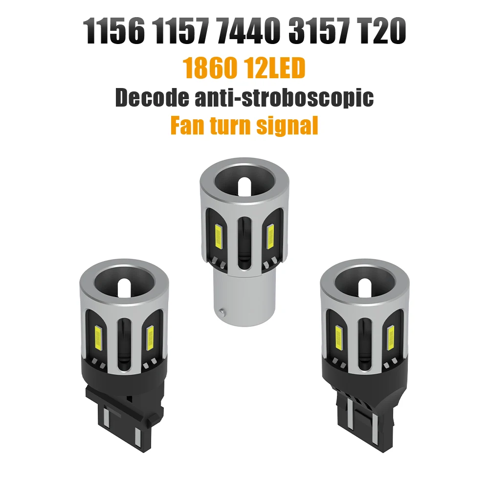 Newly Upgraded F1 Series Led Bulbs Turn Signal Fog Lights Fan Model MiNi LED 30W High Power Signal Light for Car