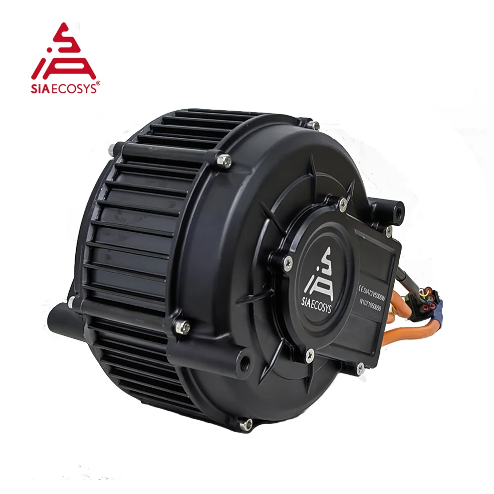 QSMOTOR 165 5000W 72V 35H Hall Mid drive Motor for Electric Scooter