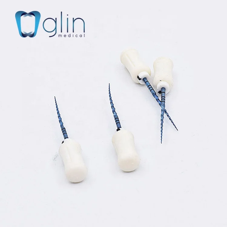 Glin Endodontic File Heat Activation Super Blue Hand Files  for Root Canal Treatment