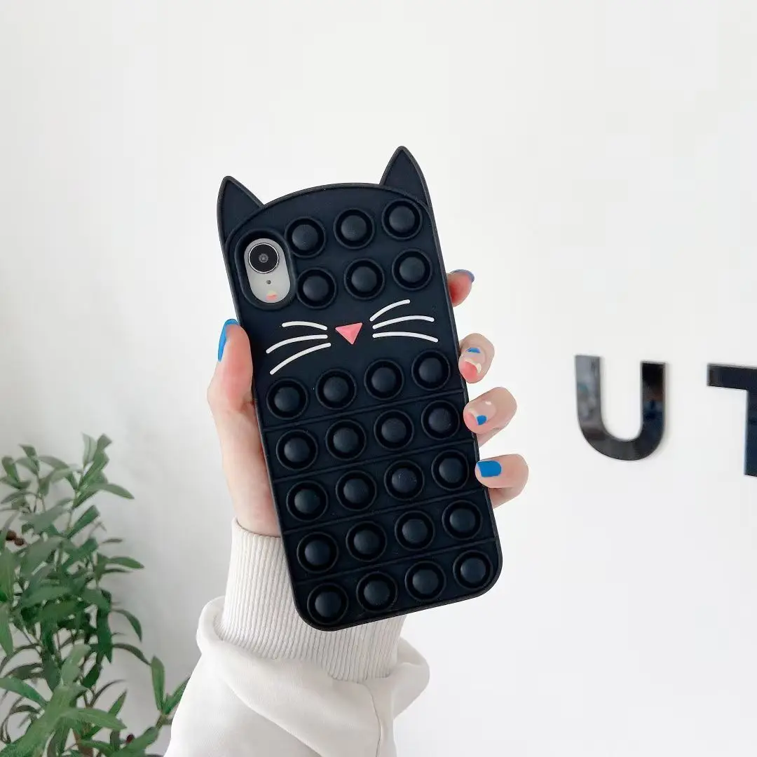 Whisker Cat Phone13 Mobile Phone Case Suitable For 11 Silicone Protective Cover Xsmax/xr