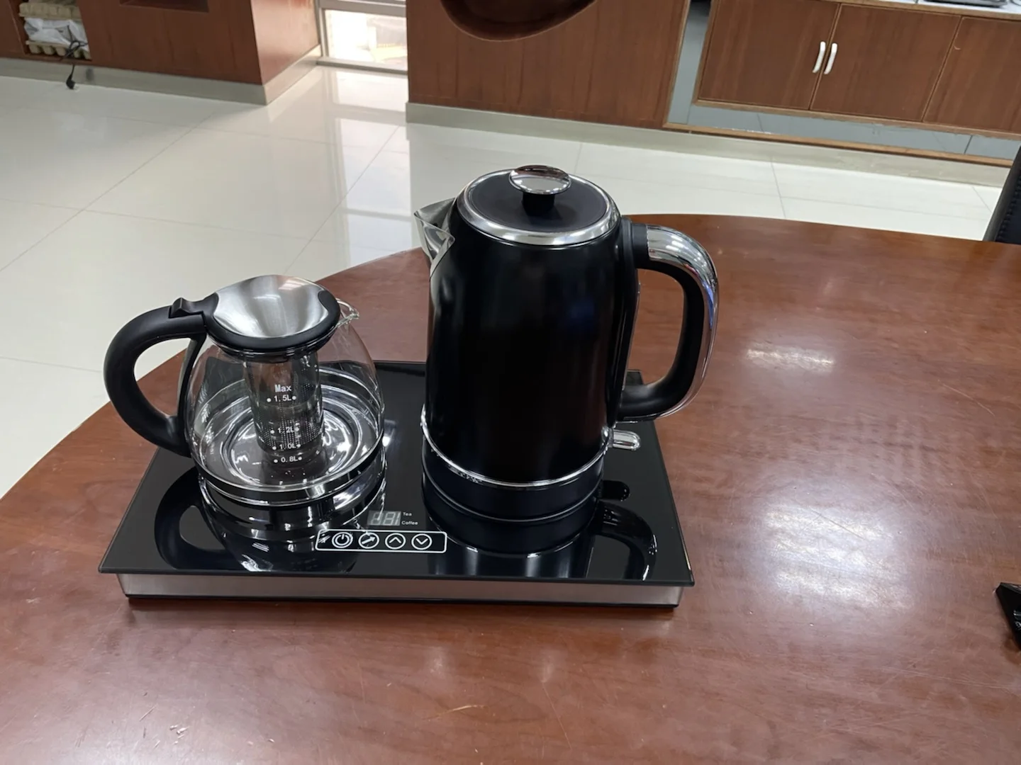 High Quality Electric Tea Maker Set   tea pots & kettles  CE/CB/ETL Approved Coffee & Tea Tray Set