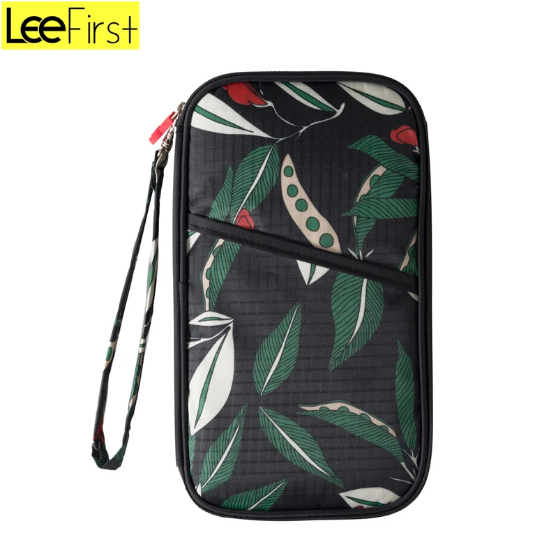 Travel Bag Factory Direct Sales Well Organizer, Printing Passport Holder Wallet With Wristlet Strap