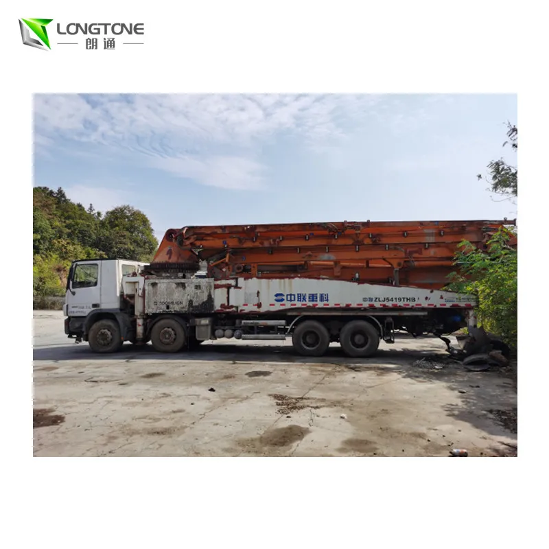 Changsha Concrete Pumps Zoomlion CIFA 52m ACTROS Chassis Refurbished Concrete Pump Truck