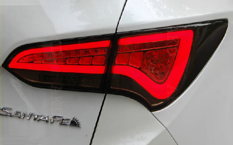AKD Car Styling for Hyundai IX45 Tail Lights 2013-2017 New Santa Fe LED Tail Lamp LED DRL Signal Brake Reverse Auto Accessories
