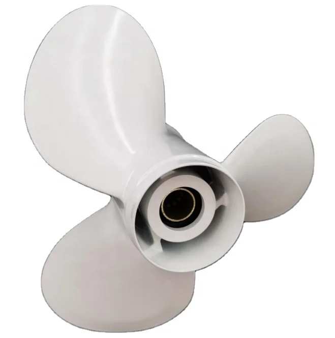 11 3/8X12-G  25-60HP boat ALUMINUM OUTBOARD  marine PROPELLER  MATCHED for YAMAHA engine 663-45952-02-EL