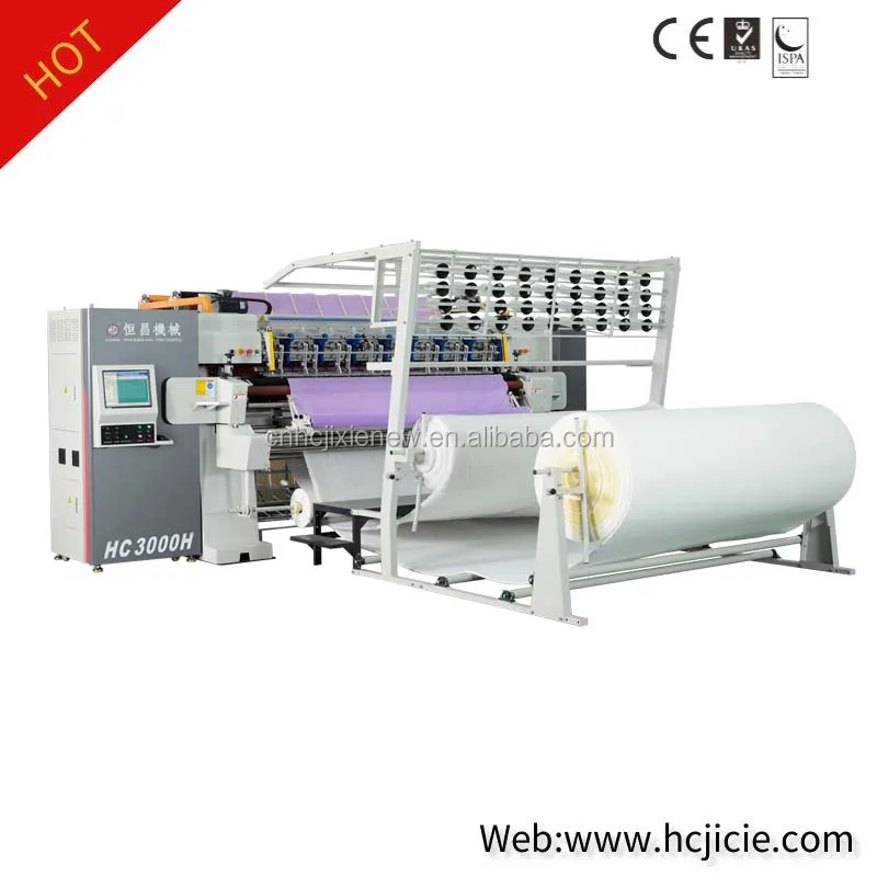 Quilting machine for furniture and home textile advanced fabric quilting machine with automatic double head quilting machine