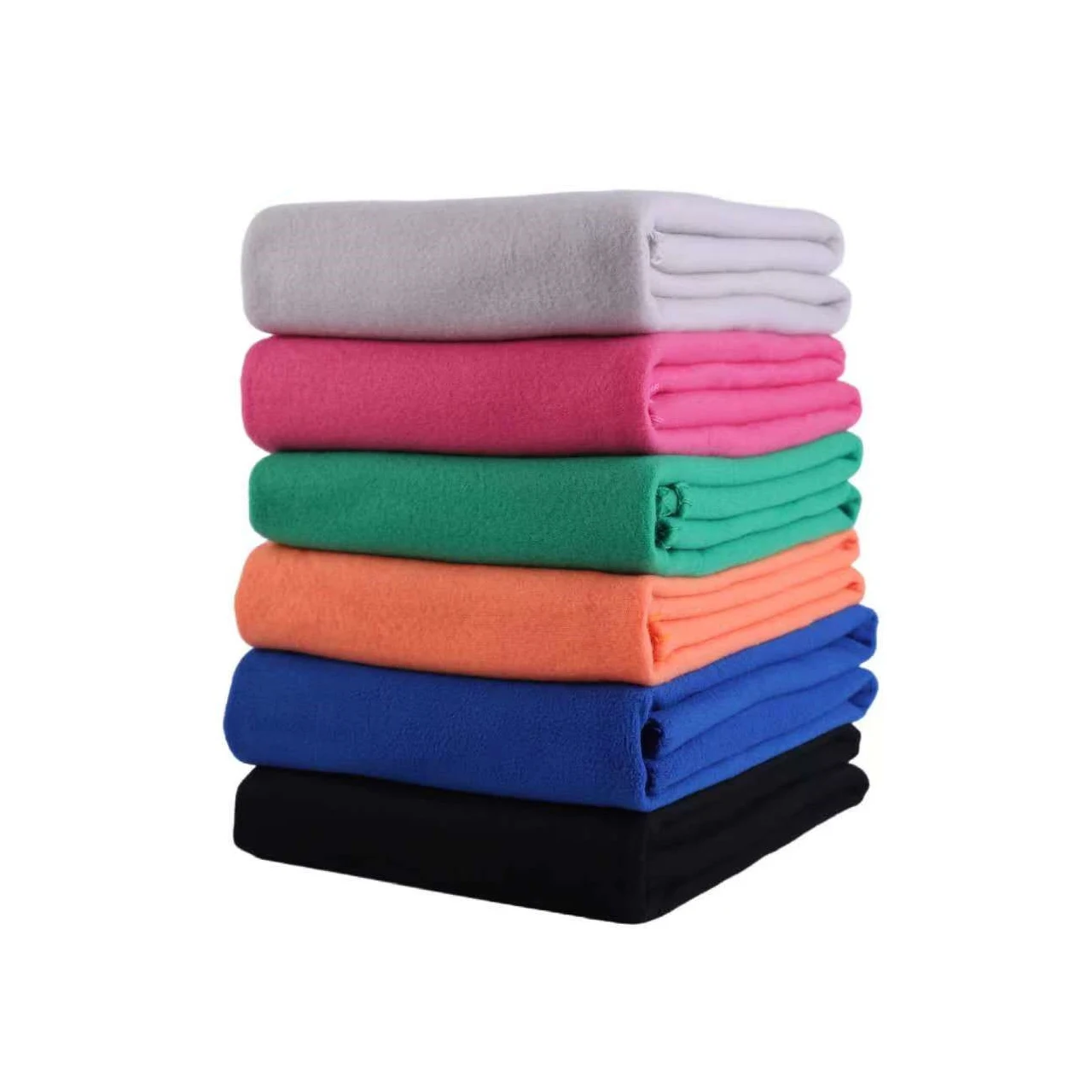 Wholesale Cheap Super Soft Airline Travel Plain Design Custom Fabric Fleece Throw Blankets