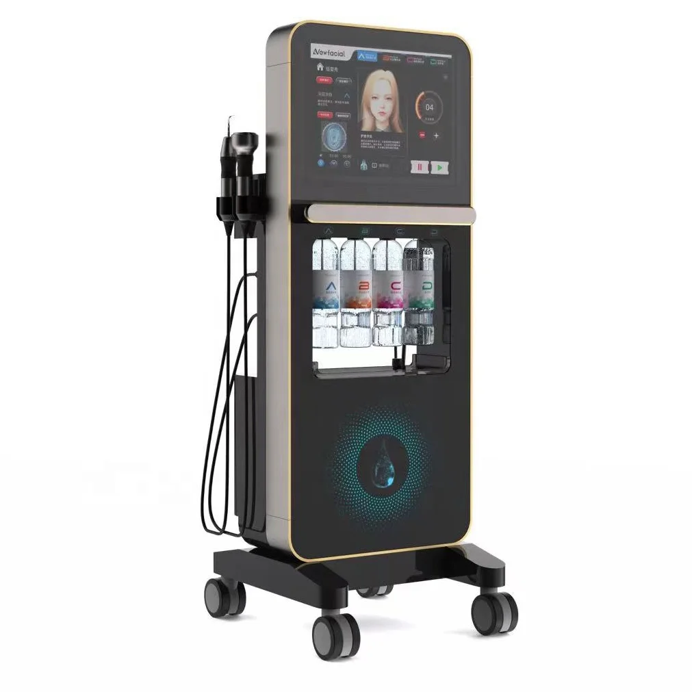 SY-HY27 hot seller beauty injection meso spa machine ultrasound lifting skin scrubber machine and hydra aqua peel facial machine