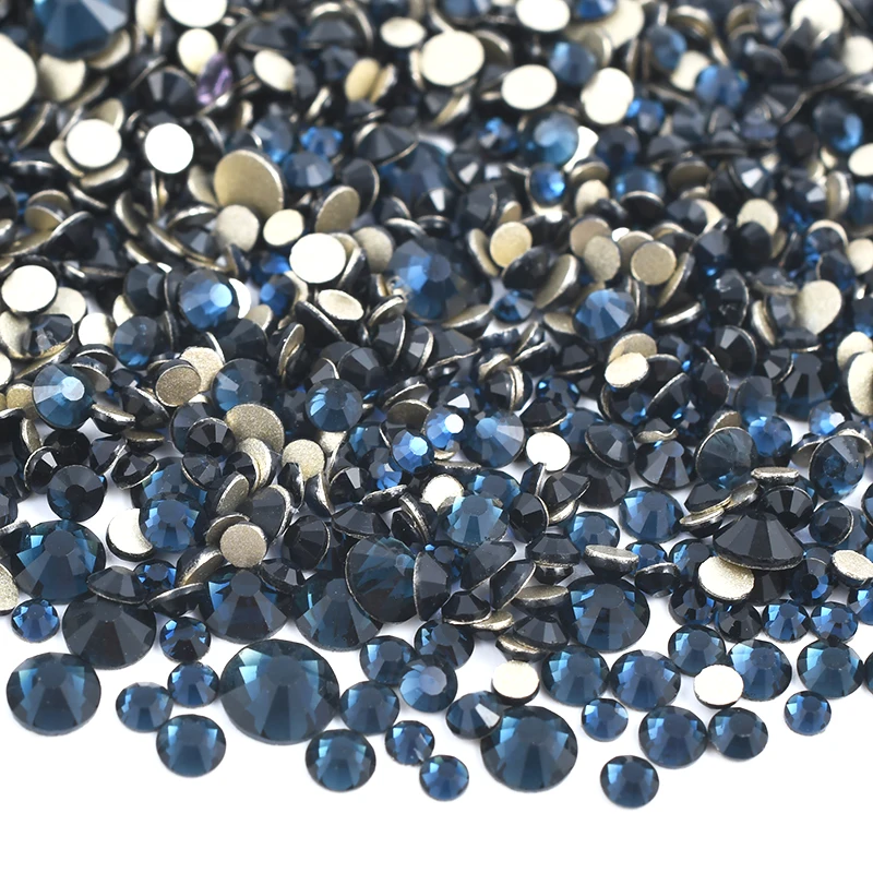 1440 шт., стразы для украшения ногтей, смешанные размеры, SS3-SS20