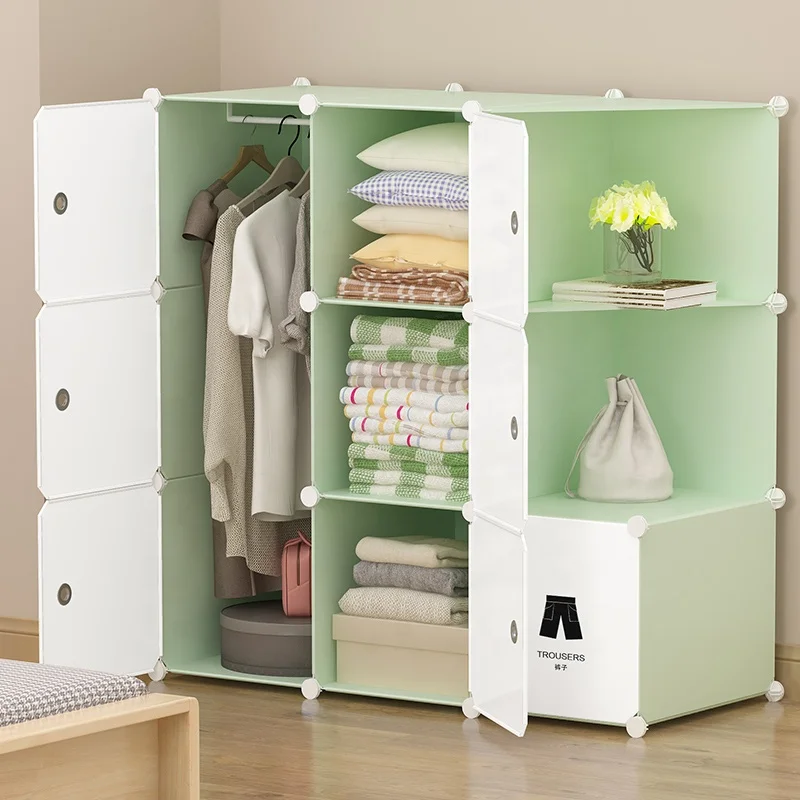 plastic wardrobe bedroom wardrobe furniture 7 doors modern storage cabinet  with clothes hangers and shelf