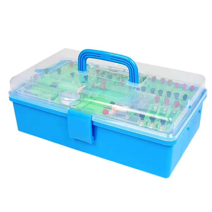Lab Electricity Kit Junior High School Electromagnetics Physics Circuit Equipment Student Self-Study Science Kits