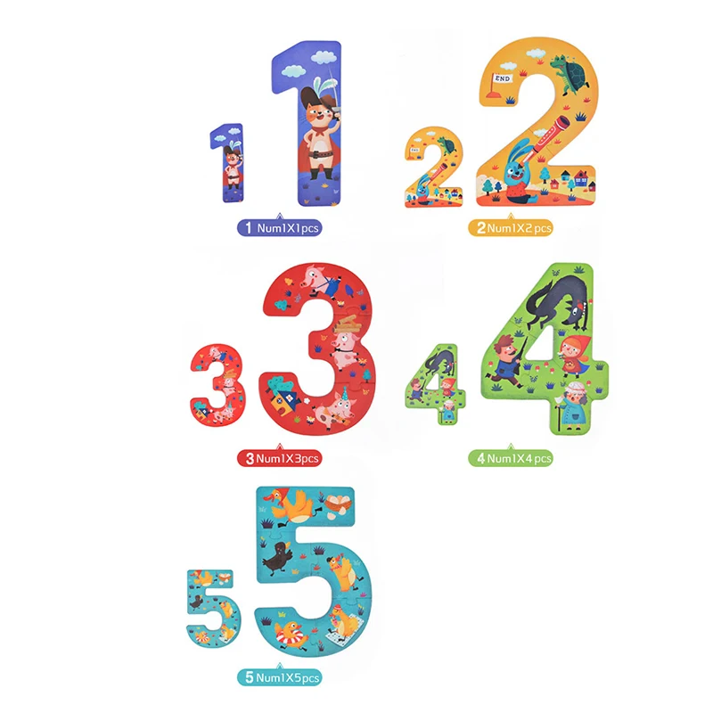 Mideer Детский пазл для раннего развития, детские игрушки-цифры