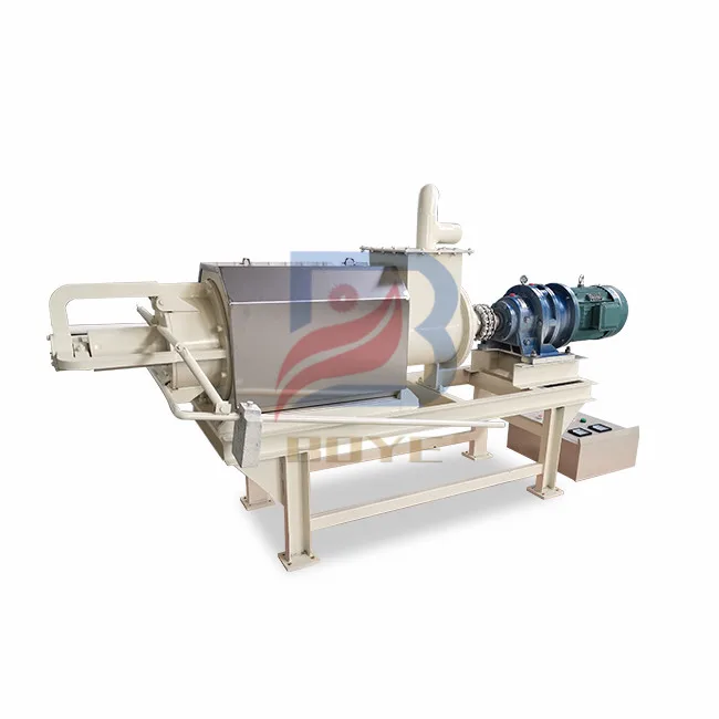 solid liquid manure separator  screw press dewater machine cow dung dewatering machine