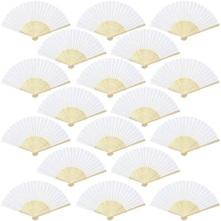 Personalized Text Exquisite And Practical Paper Hand Fan With Custom