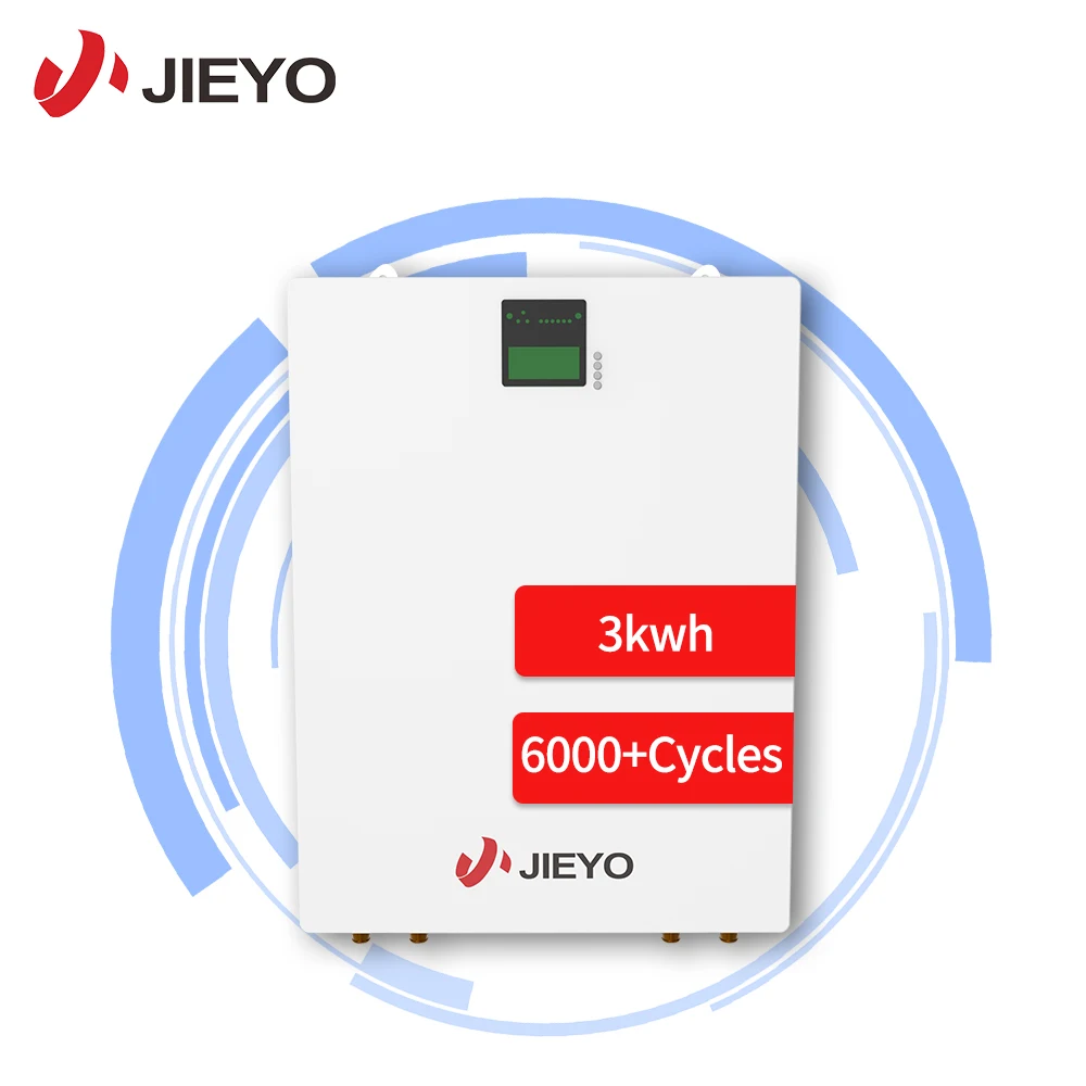 Jieyo 3 кВт литиевая железная фосфатная настенная солнечная батарея Powerwall для домашнего хранения энергии
