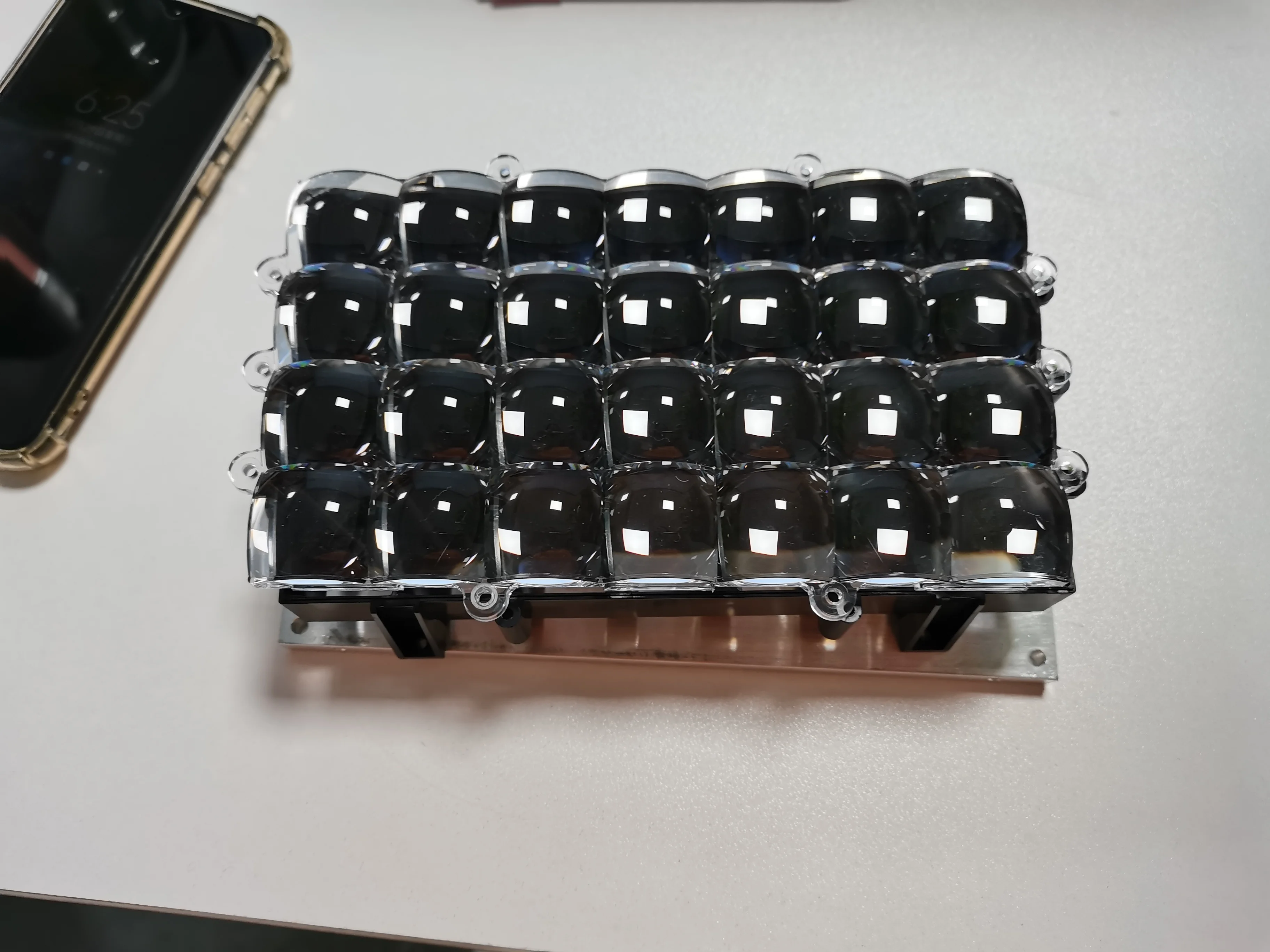 50W LCD module matrix lens uv led 7.6' 3d printer array curing module