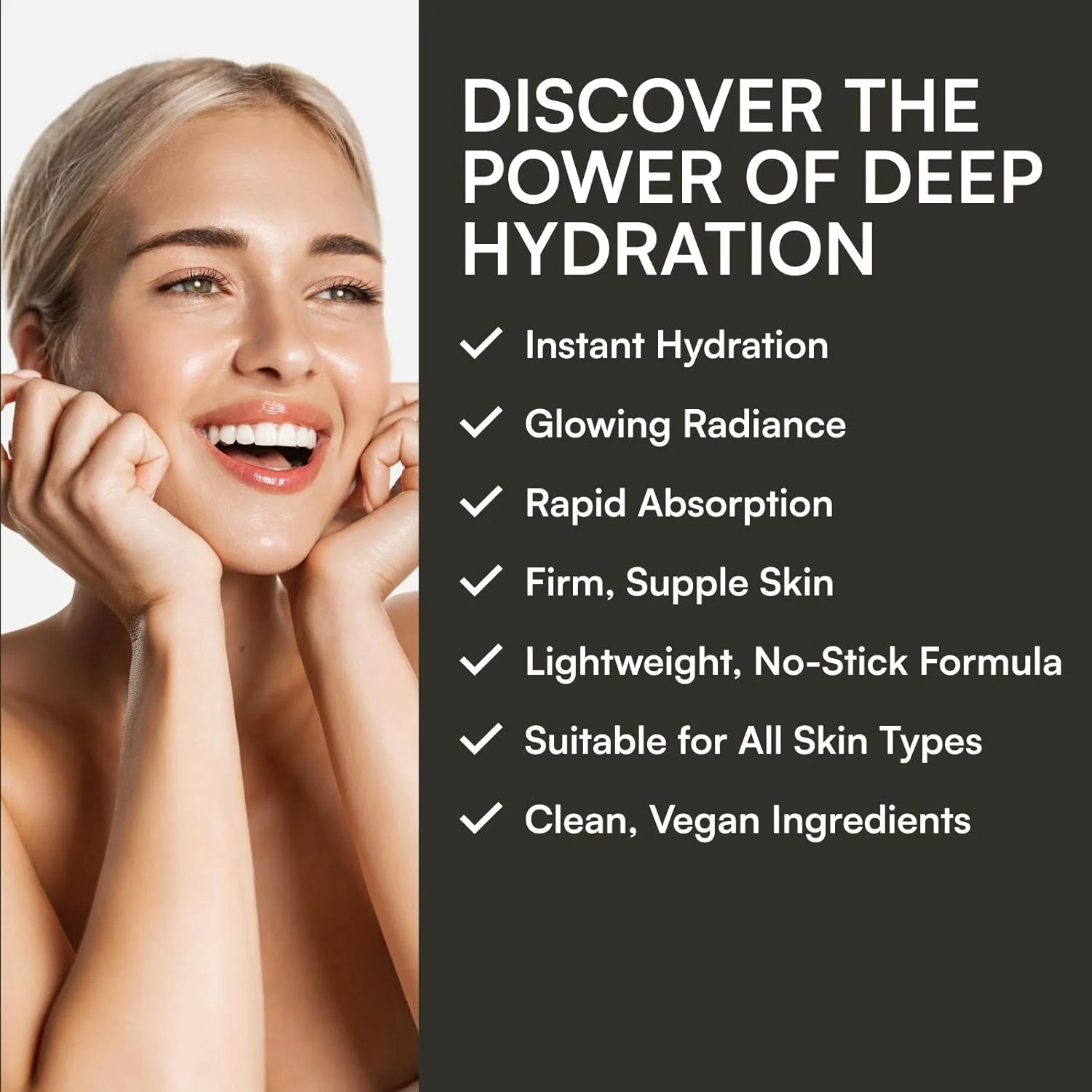 ETRUN ALISA Private Label Increases Skin Firmness Hydrate 1% copper peptides  Glow serum Anti-wrinkle With Hyaluronic Acid