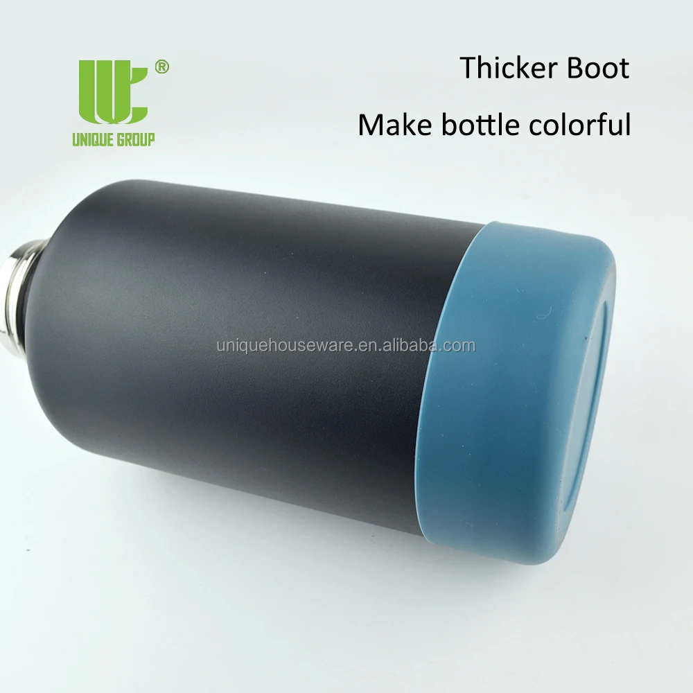 Water Bottle Vacuum Insulated Beer Growler Leak Proof Stainless Steel Wide Mouth 64 Oz Minimalist Vacuum Flasks & Thermoses