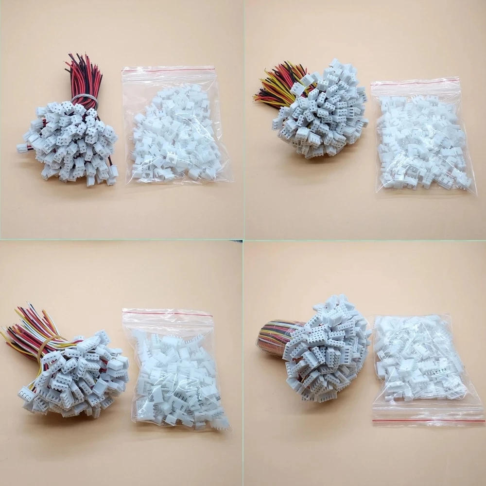 XH Pitch 2.54mm 2Pin 3Pin 4Pin 5/6/7/8/9/10 Pin Single-Head Wire To Board Connector 10cm 26AWG With Socket