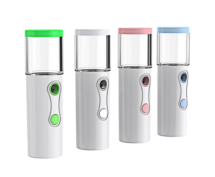 Private Label Newest Mini Portable Pocket Facial Mist Steamer Electric Handy Nano Face Mist Sprayer
