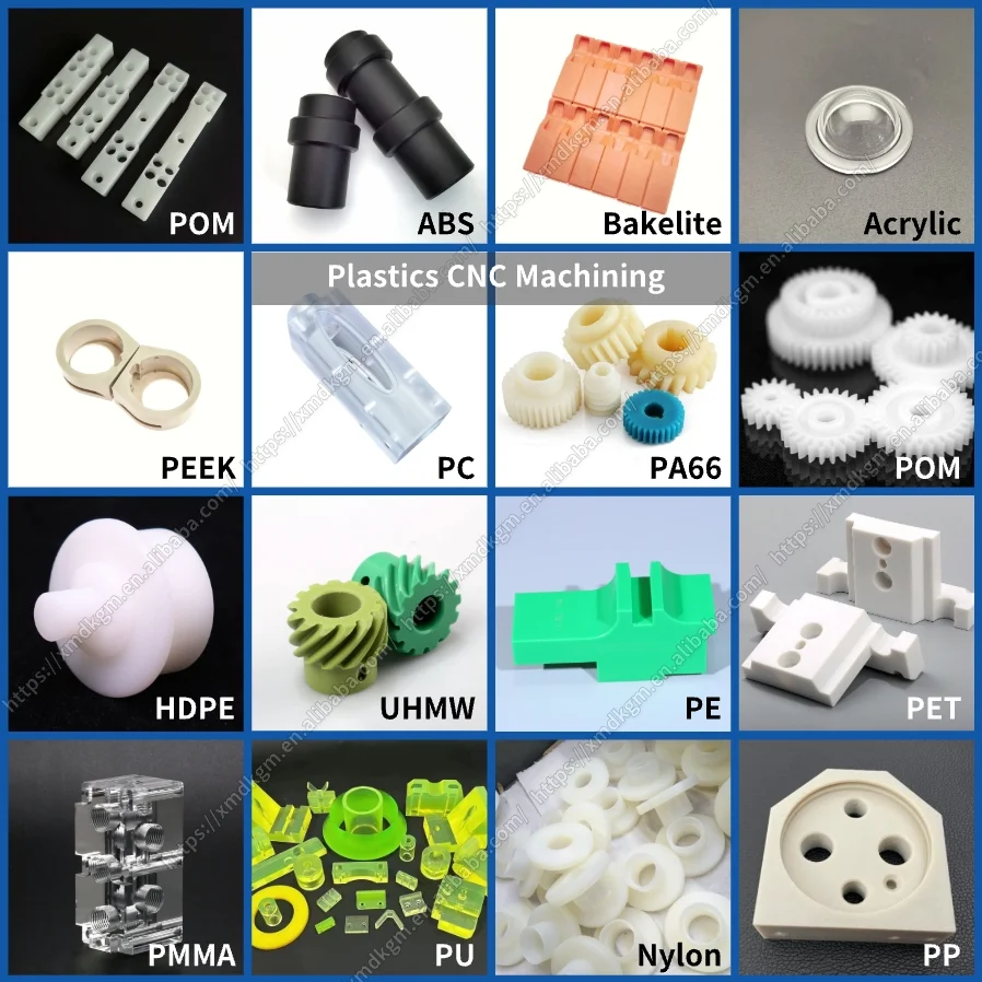 Custom High Precision CNC Plastic Parts CNC Milling Turning PMMA Acrylic Plexiglass CNC Machined Parts