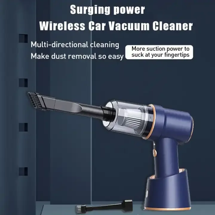 Cheap Price Small Wireless Charging 120W Car Cleaning Mounted Vacuum Cleaner Handheld With High Power Vacuum Cleaner