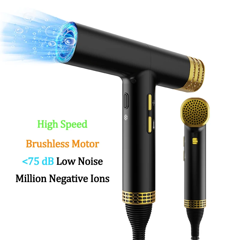 Manufacturer High Quality 2000w Vertical Brushless Motor Light Weight Household Neagative Ion Professional Hair Dryer For Salon