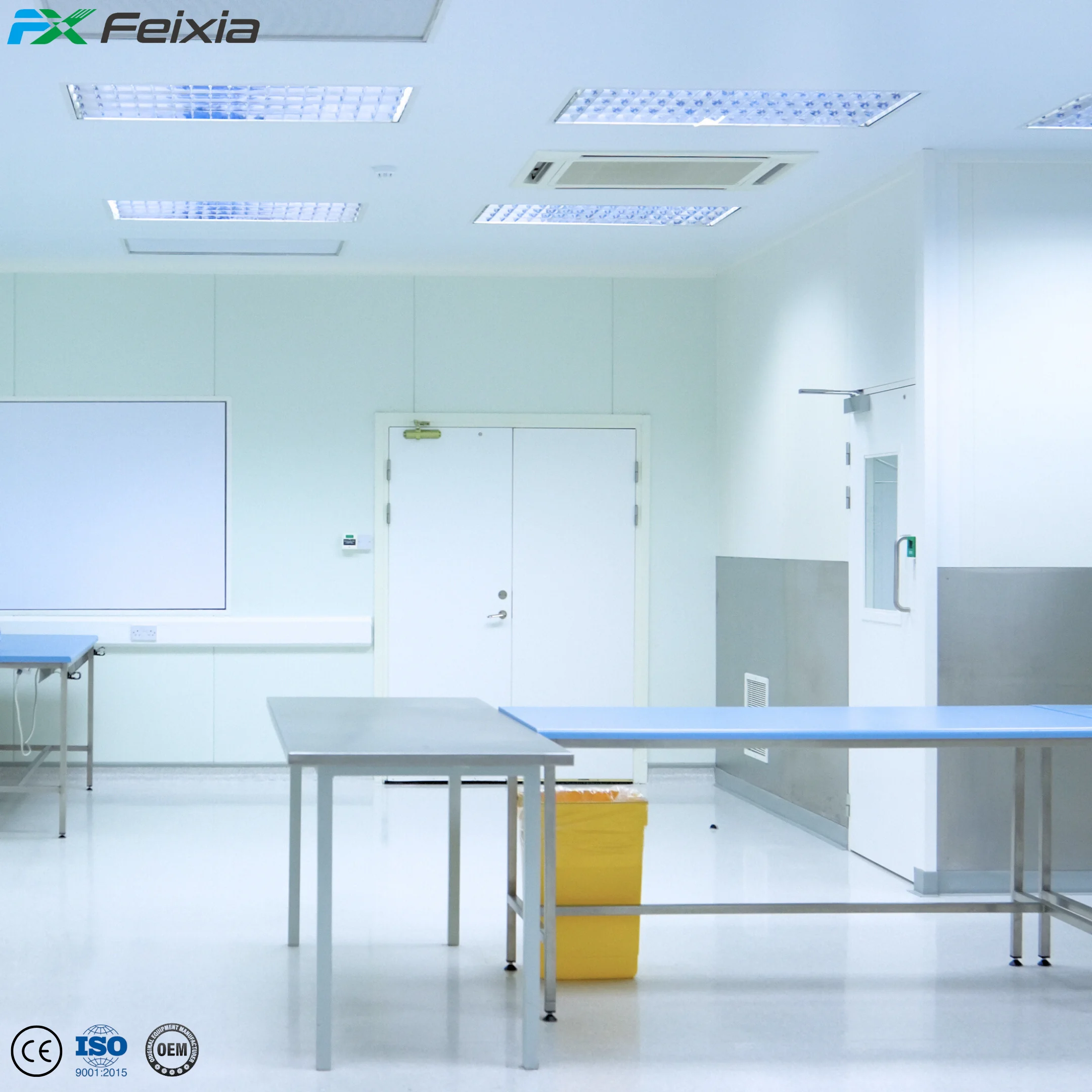 GMP 99.99% UV Static 304 Stainless Steel Cleanroom Transfer Window Pass Box For Lab Clean Room