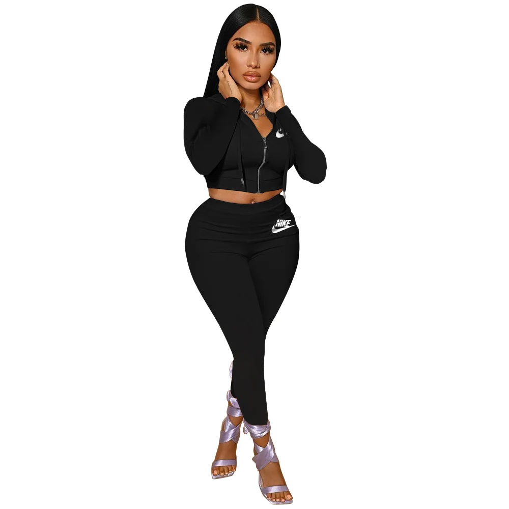 Women Fashion Summer 2021 Hot Sale Beachwear Sexy Chest Wrap Bandage Print Hollow Out Mini Skirt Ladies Two Piece Set