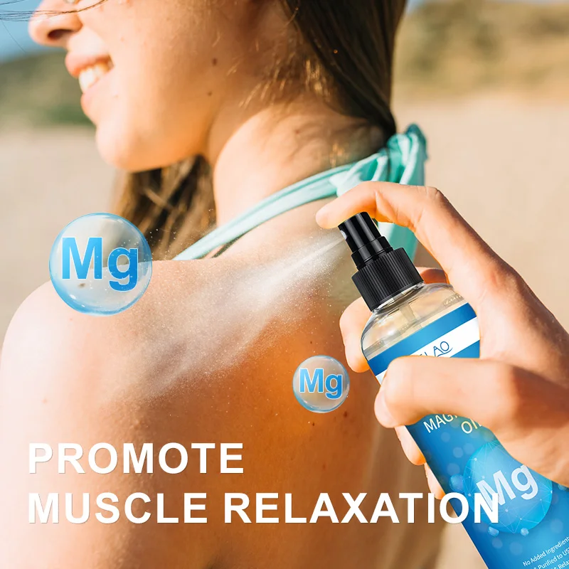Top Quality Customized Mineral Magnesium Oil Spray Stress Relief Relaxation Magnesium Body Oil