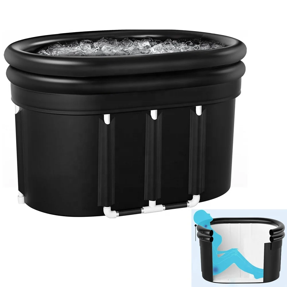 Hot Selling Plastic Ice Bath Inflatable Ice Baths Recovery 80 X 80 Custom Size Inflatable Icebath