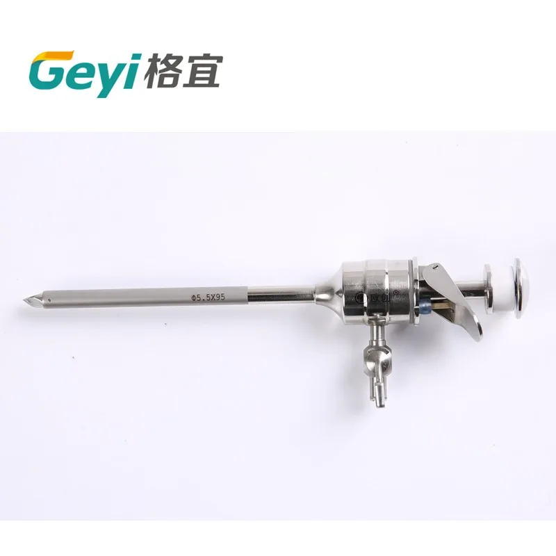 Surgical Instrument Trocar 10mm Flip Type Laparoscopic Medical  Equipment