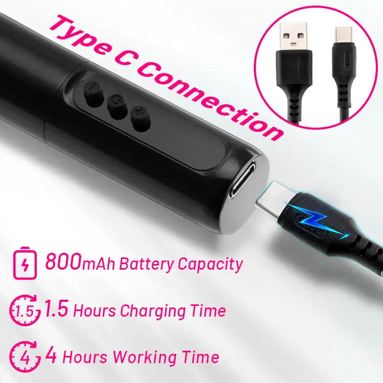 wireless tattoo machine pen kit pmu machine with power supply permanent makeup machine kit